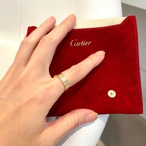 Authentic Cartier love ring